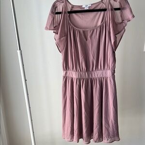 Bar III Pink Chiffon Dress